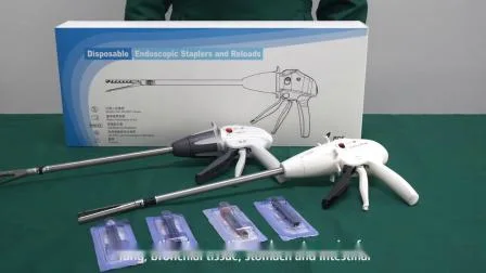 Dispositivo médico de anastomosis, instrumento quirúrgico, grapas laparoscópicas desechables para colonectomía